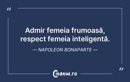 Admir femeia frumoasă, respect femeia i...