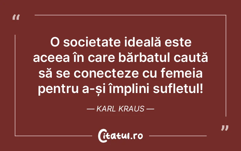 Citat Karl Kraus - citate femei