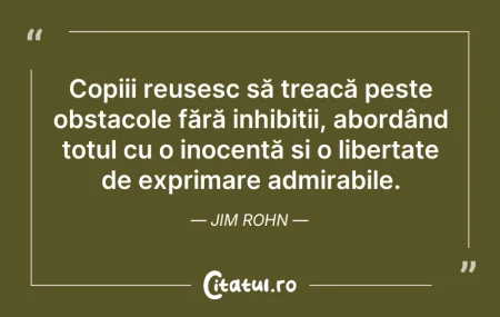 Citeste si: Copiii reușesc să treacă peste obstacole...