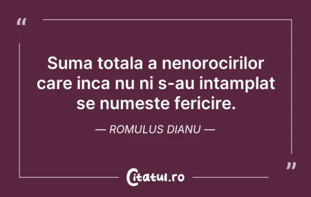 Suma totala a nenorocirilor care inca nu...