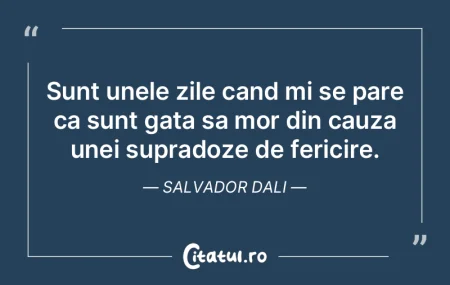 Sunt unele zile cand mi se pare ca sunt ...