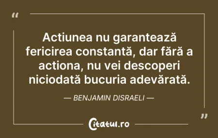 Citeste si: Acțiunea nu garantează fericirea constan...