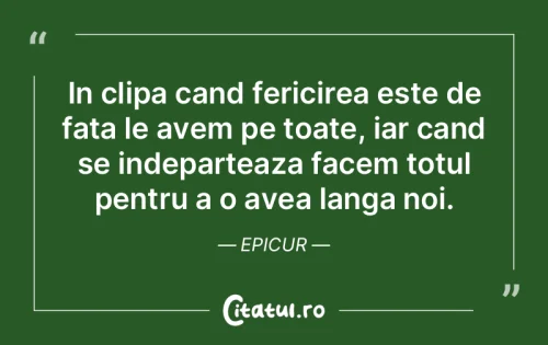 Citat Fericire - Citatul.ro