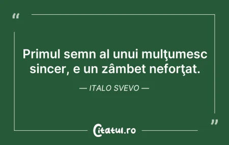 Citeste si: Primul semn al unui mulţumesc sincer, e ...
