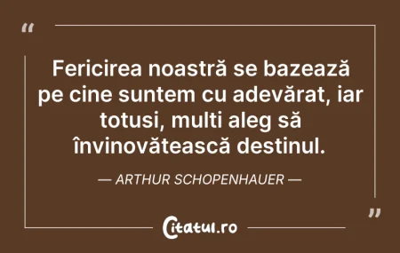 Citeste si: Fericirea noastră se bazează pe cine sun...