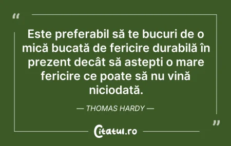 Citeste si: Este preferabil să te bucuri de o mică b...