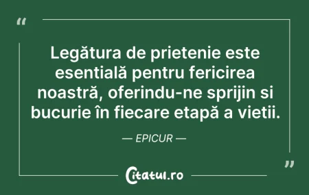 Citeste si: Legătura de prietenie este esențială pen...