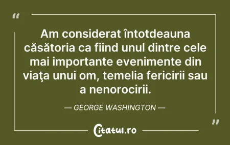 Citeste si: Am considerat întotdeauna căsătoria ca f...