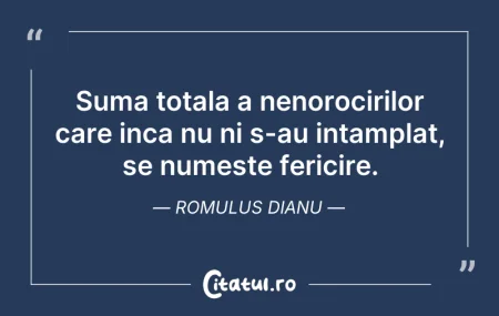 Suma totala a nenorocirilor care inca nu...