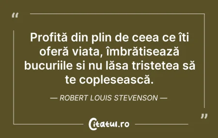 Citeste si: Profită din plin de ceea ce îți oferă vi...
