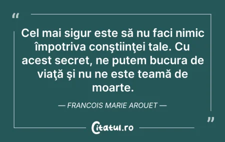 Citeste si: Cel mai sigur este să nu faci nimic împo...