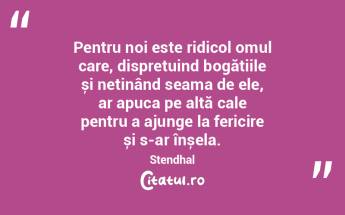 Pentru noi este ridicol omul care, dispr... Pentru noi este ridicol omul care, dispr...