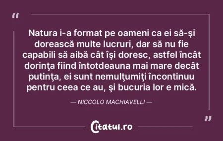 Natura i-a format pe oameni ca ei să-ş... Natura i-a format pe oameni ca ei să-ş...