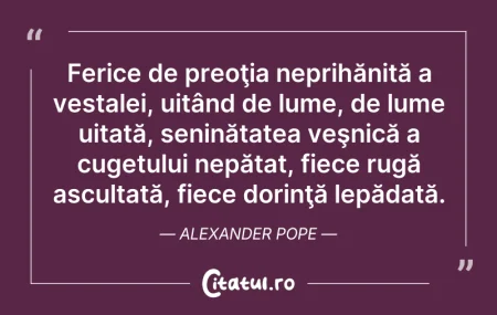 Citeste si: Ferice de preoţia neprihănită a vestalei...