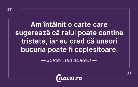Citeste si: Am întâlnit o carte care sugerează că ra...