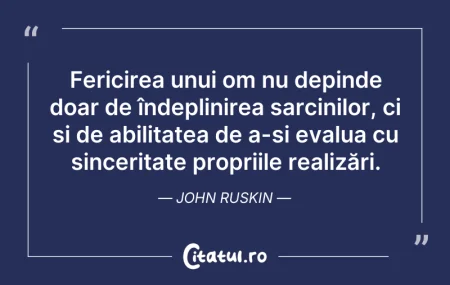 Citeste si: Fericirea unui om nu depinde doar de înd...