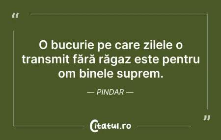 Citeste si: O bucurie pe care zilele o transmit fără...