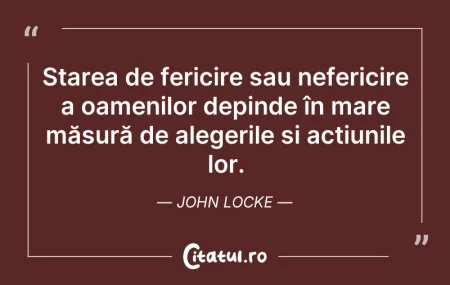 Citeste si: Starea de fericire sau nefericire a oame...