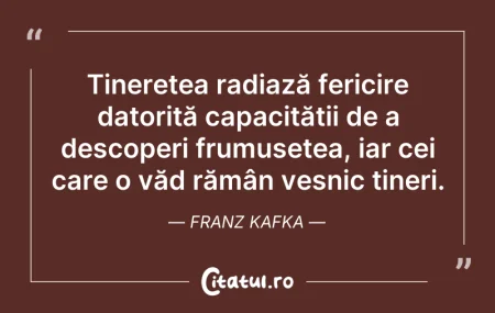 Citeste si: Tinerețea radiază fericire datorită capa...