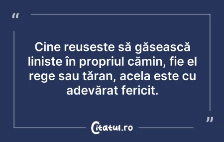 Citeste si: Cine reușește să găsească liniște în pro...