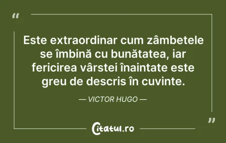 Citeste si: Este extraordinar cum zâmbetele se îmbin...