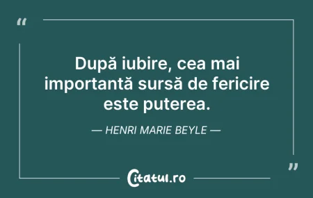 Citeste si: După iubire, cea mai importantă sursă de...