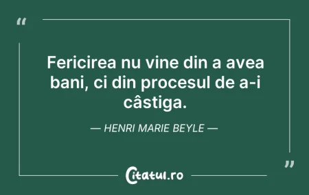 Citeste si: Fericirea nu vine din a avea bani, ci di...