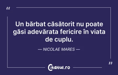 Citeste si: Un bărbat căsătorit nu poate găsi adevăr...