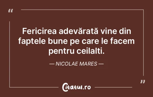 Citat Fericire - Citatul.ro