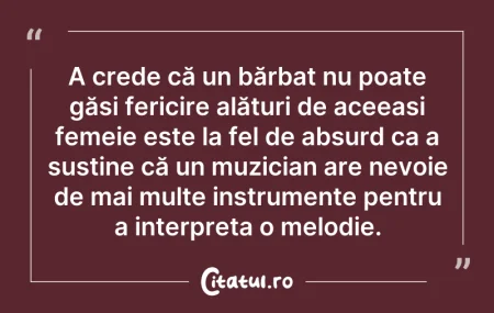 Citeste si: A crede că un bărbat nu poate găsi feric...