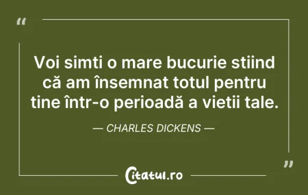 Citeste si: Voi simți o mare bucurie știind că am în...