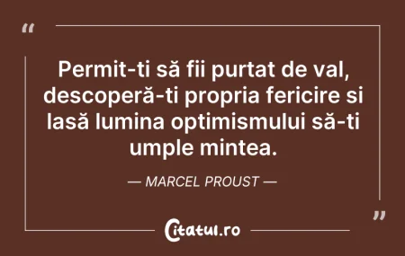 Citeste si: Permit-ți să fii purtat de val, descoper...