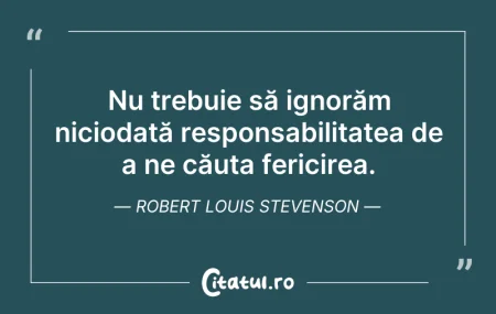 Citeste si: Nu trebuie să ignorăm niciodată responsa...