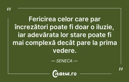 Citeste si: Fericirea celor care par încrezători poa...