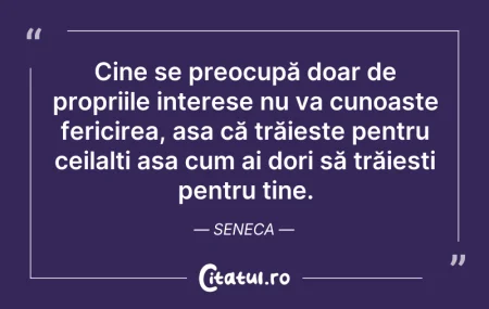 Citeste si: Cine se preocupă doar de propriile inter...