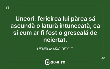 Citeste si: Uneori, fericirea lui părea să ascundă o...