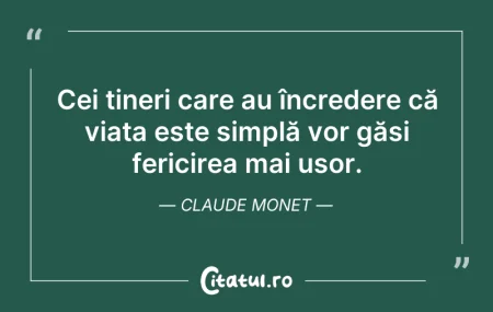 Citeste si: Cei tineri care au încredere că viața es...