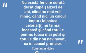 Nu există fericire curată decât după... Nu există fericire curată decât după...