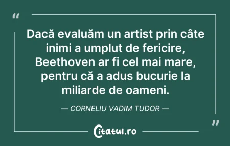 Citeste si: Dacă evaluăm un artist prin câte inimi a...