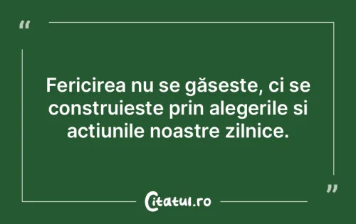 Citat Fericire - Citatul.ro
