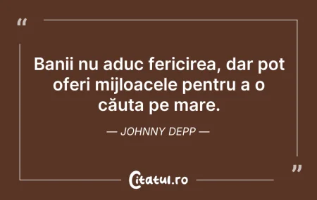 Citeste si: Banii nu aduc fericirea, dar pot oferi m...