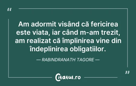 Citeste si: Am adormit visând că fericirea este viaț...