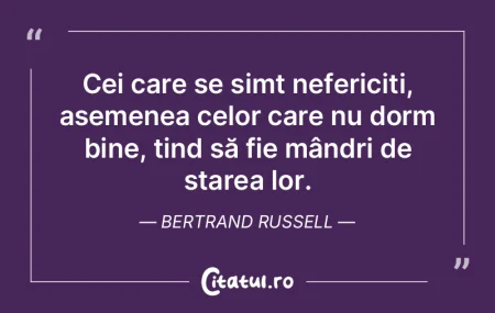 Cei care se simt nefericiți, asemenea c...