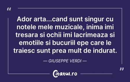 Citeste si: Ador arta...cand sunt singur cu notele m...