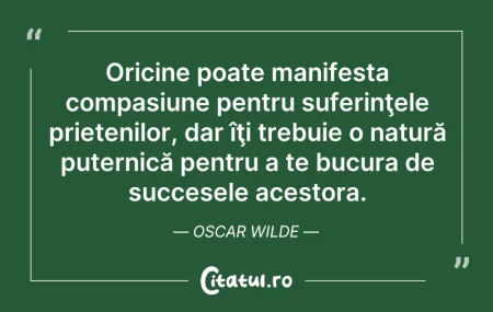 Citeste si: Oricine poate manifesta compasiune pentr...