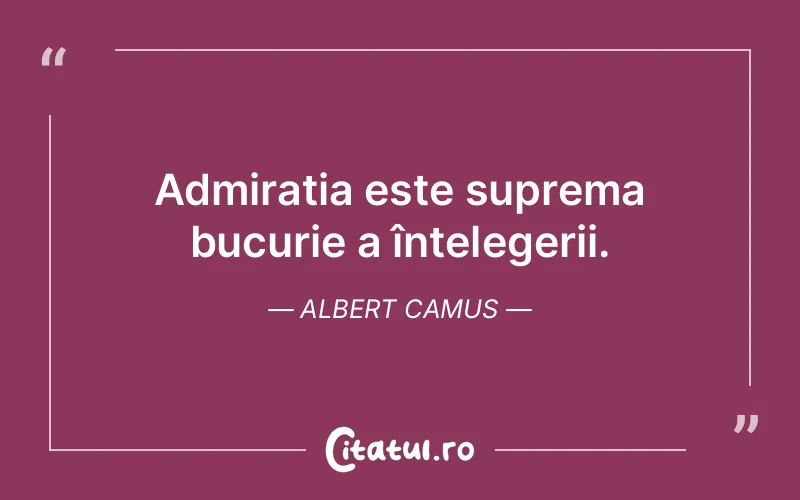 Citat Albert Camus - citate fericire