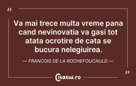 Citeste si: Va mai trece multa vreme pana cand nevin...