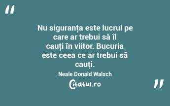 Nu siguranţa este lucrul pe care ar tre...