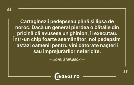 Cartaginezii pedepseau până şi lipsa ...