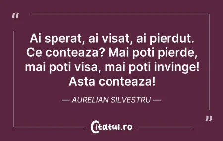 Citeste si: Ai sperat, ai visat, ai pierdut. Ce cont...